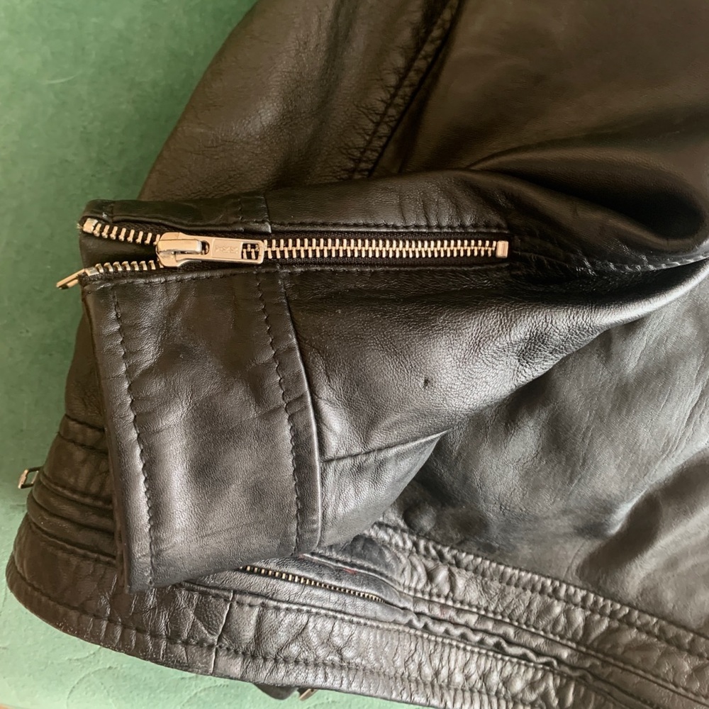 Obey Leather Jacket - image 5